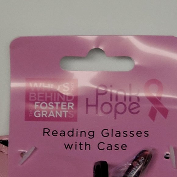 Foster Grant Pink Hope Readers w/ Case +1.50 - Picture 6 of 8